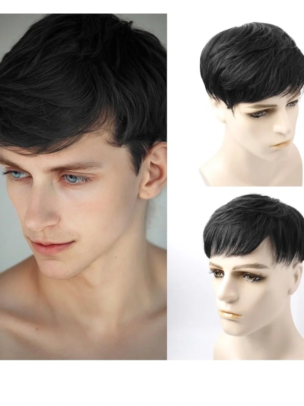 NWT Men's Wig Toupee Hairpiece
